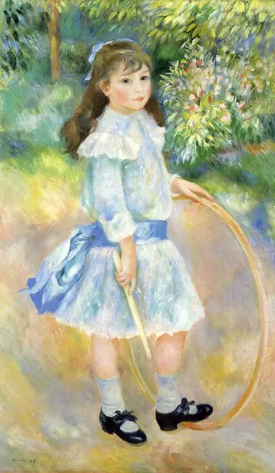 Girl with a Hoop Pierre-Auguste Renoir